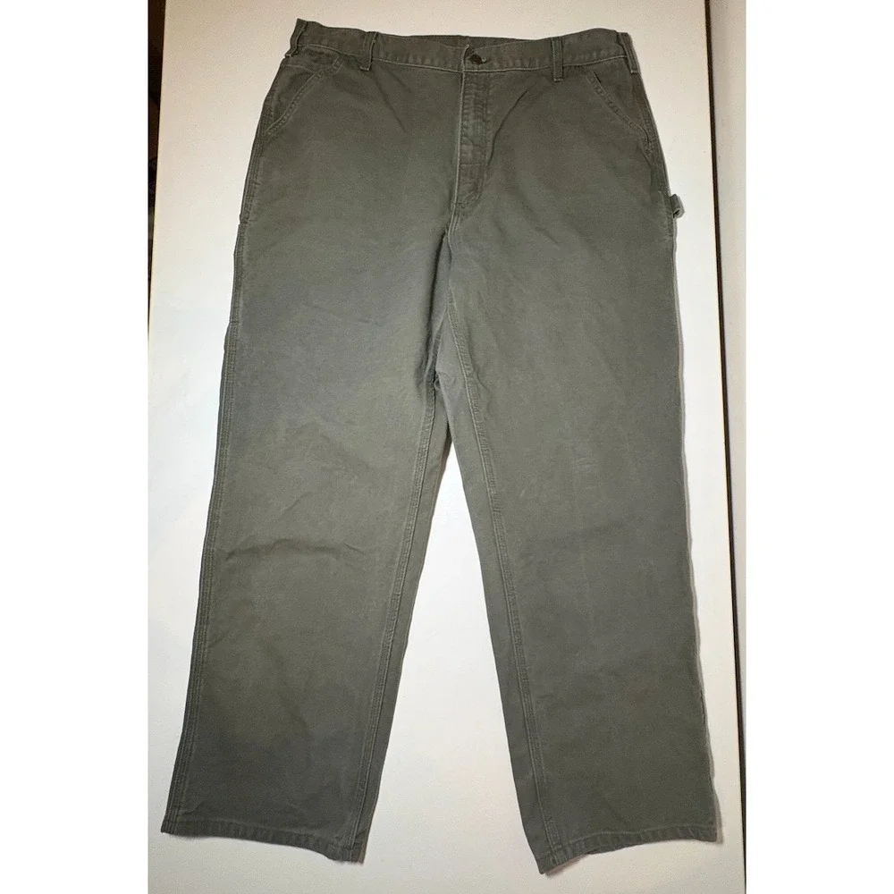 Carhartt Dungaree Fit Carpenter Pants | Green | 40 X 32